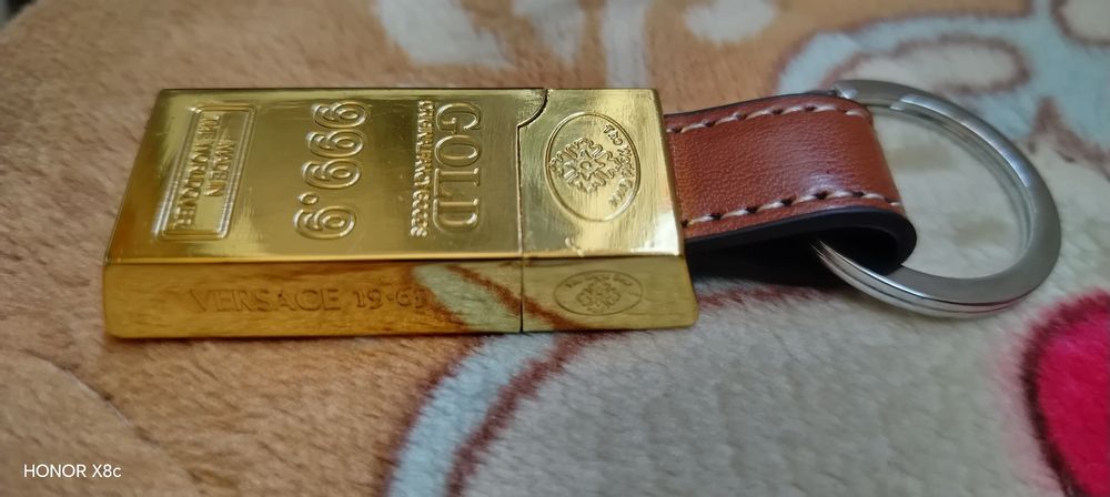 Зажигалка Слиток золото