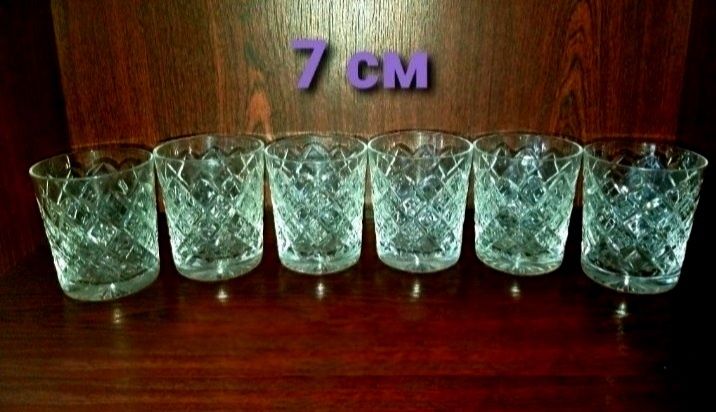 Хрустальные стопки СССР