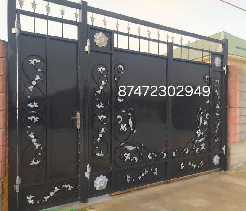 Покраска ворот 》