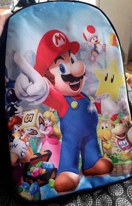Ghiozdan Super Mario Bros Rucsac Copii Școală Grădiniță Nou