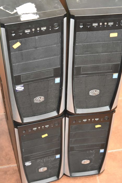 Кутия за компютър Cooler Master + захранване - 4 броя