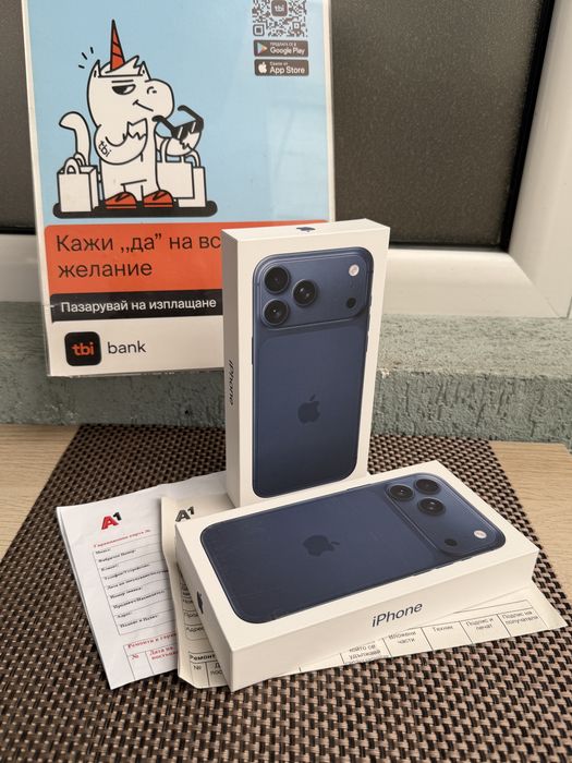 НОВИ! 512Gb *ЛИЗИНГ* iPhone 17 Pro Max Deep Blue 24М ГАРАНЦИЯ