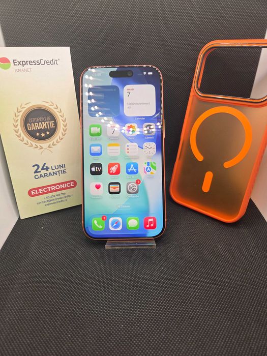 Apple iPhone 17 Pro 128Gb 100% bateria (50437 Ag11 Piata Nicolina) Garantie 2 ani!