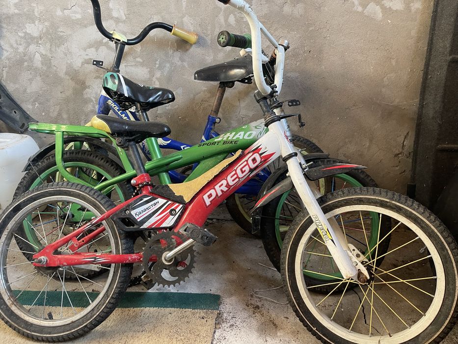 Велосипед и машина детский