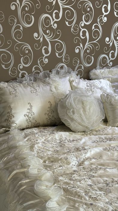Свадебный постельный комплект