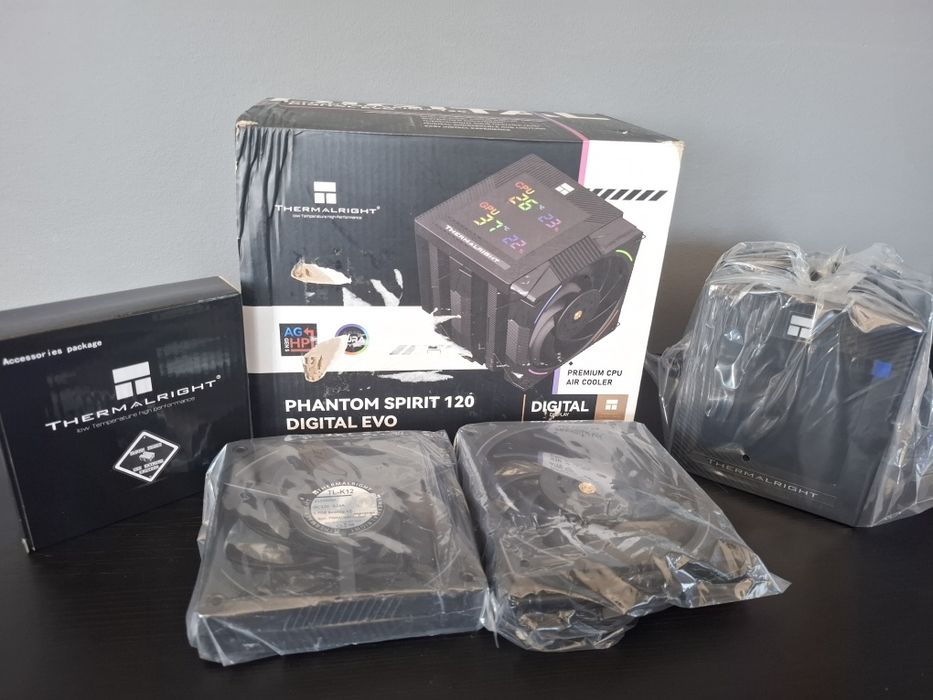 Cooler CPU Thermalright Phantom Spirit 120 Digital EVO, 7 heatpipes, dual 120mm - Nou
