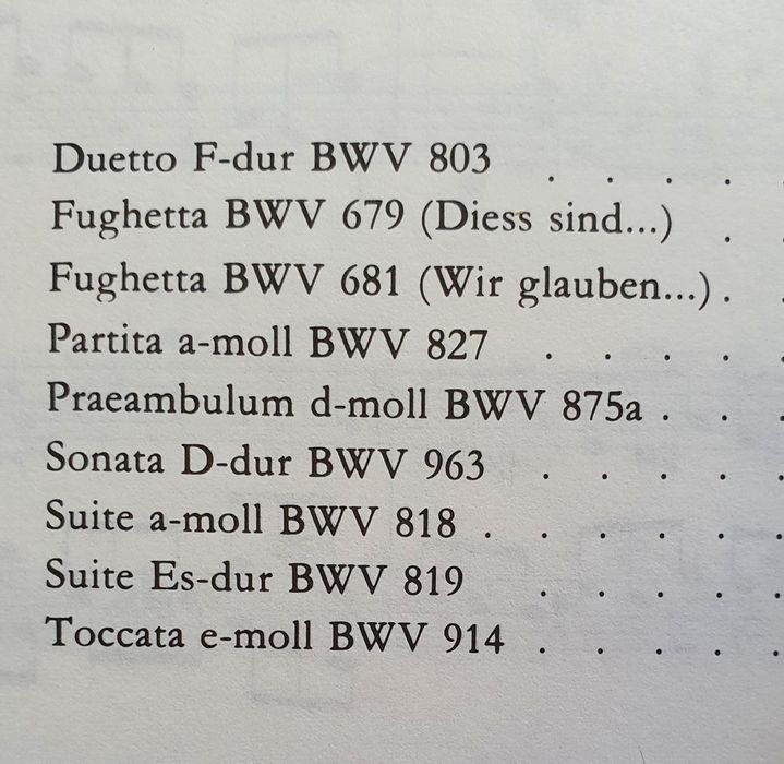 Альбом произведений Бах ноты