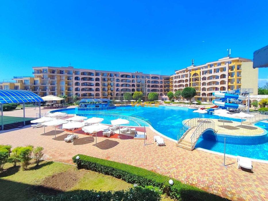 Просторен тристаен апартамент с морска гледка в к-с Midia Grand Resort, Ахелой