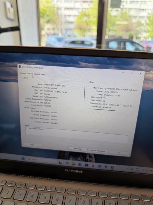 Laptop Asus Vivobook S14, intel i5 8 cod unic 4623
