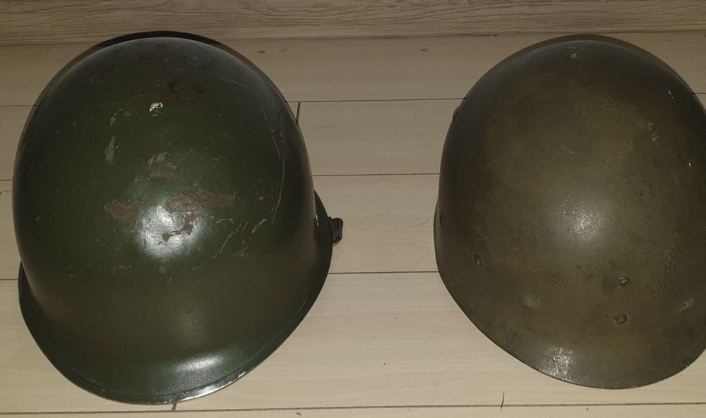 Casca militara USA ww2 M1 din dotarea armatel Belgiei