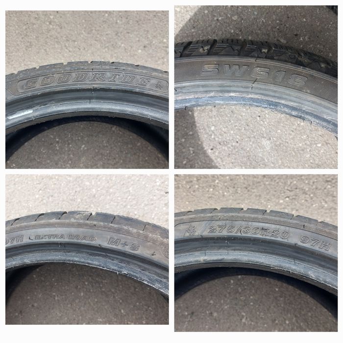 set anvelope de iarna m+s 245 35 20 / 275 30 20 trocmoh goodride