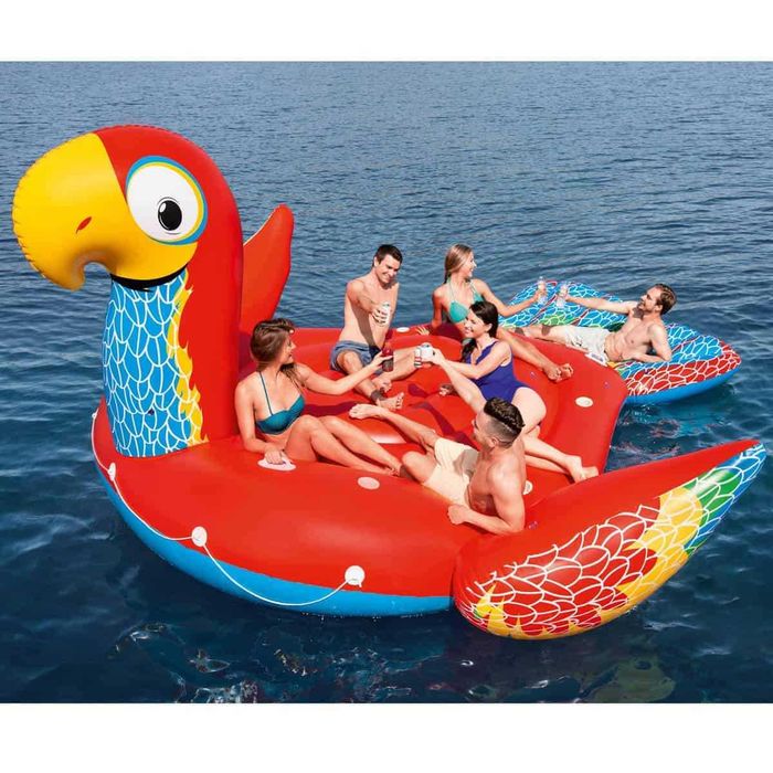 Saltea gonflabila, papagal gigant, 500 x 327 cm