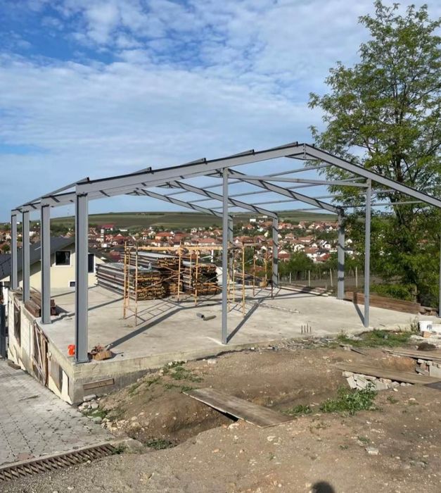 Vand structura metalica 20x10x4h Sau schimb cu auto