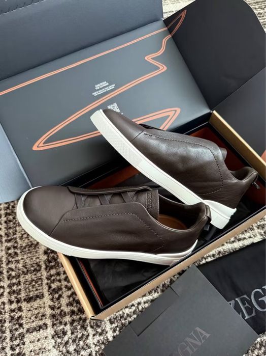 Zegna Triple Stiches - Луксозни мъжки кецове - Промоция