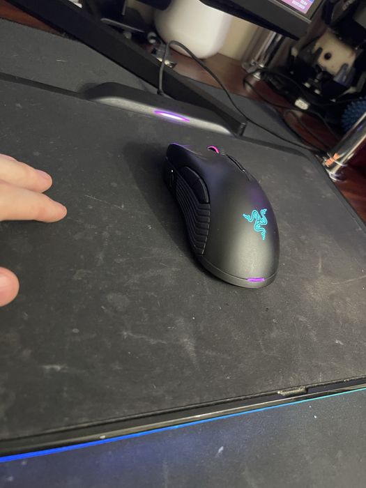 Мышка razer mamba hyperflyx + коврик firefly