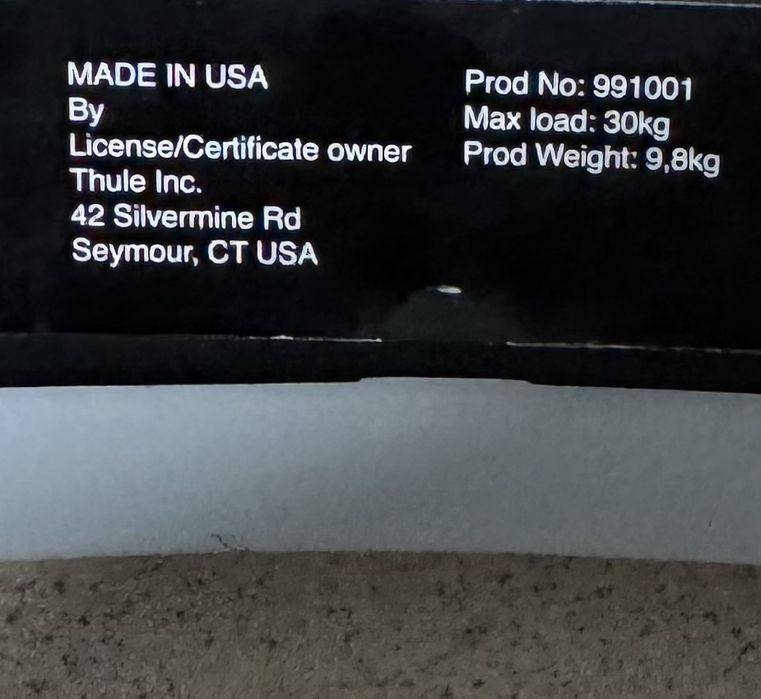 Suport Thule RaceWay 991 cu prindere pe haion pentru 2 biciclete