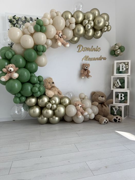 Decor nunta /botez/arcada baloane /arcada flori