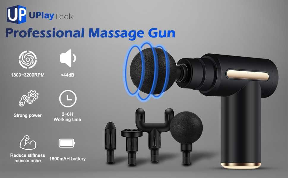 Мускулен масажор  с четири приставки