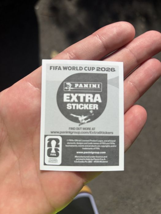 Salah extra sticker gold