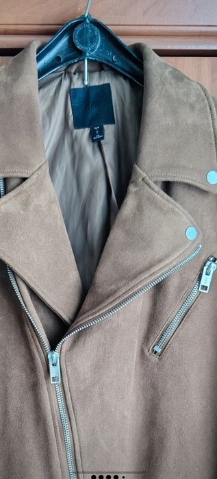Geacă Biker H&M Camel  Unisex Mărimea M-L