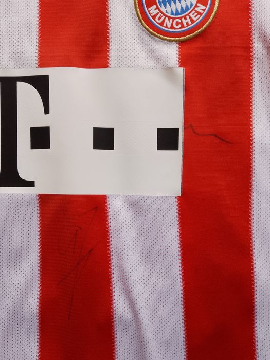 Tricou Fotbal Bayern Munchen 2010/11 semnat de Alaba
