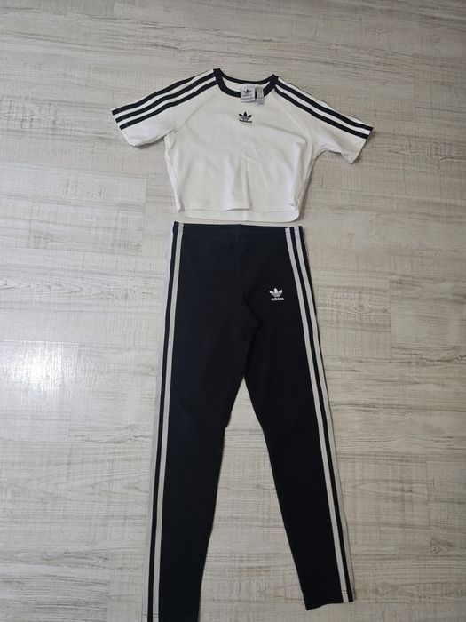 Colanți si tricou adidas marimea xs