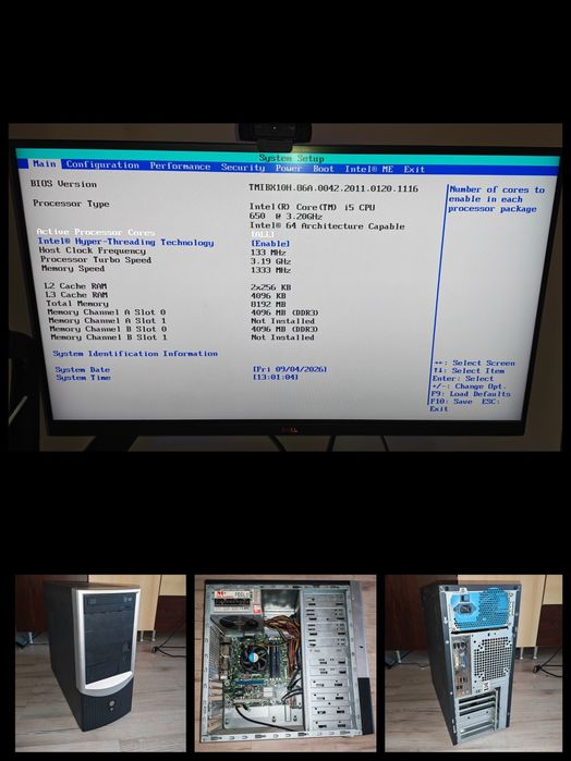 Sistem PC cu CPU I5, 8gb ram, ssd, hdd, 16gb ram, I7 2600