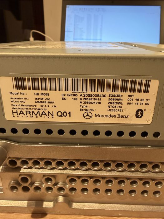 Navigatia mare Mercedes GLC w253, C w205, V klasse w447 vito