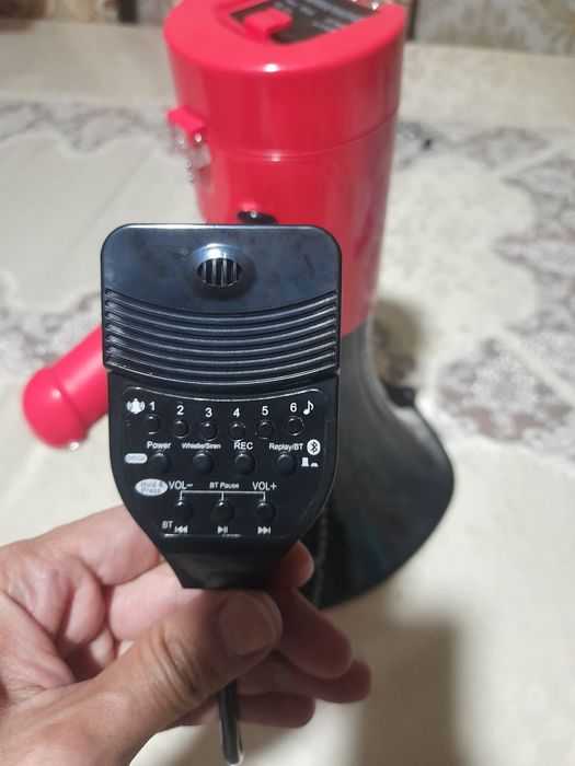 Megaphone Мегафон Рупор 50W. Энг кучлиси аккмуляторли Оптом