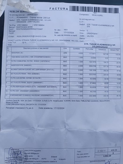 Vânzare Skoda Octavia 3