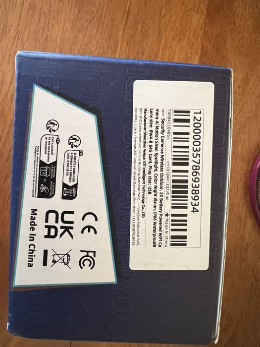 Wi-fi HD Смарт камера с батерия