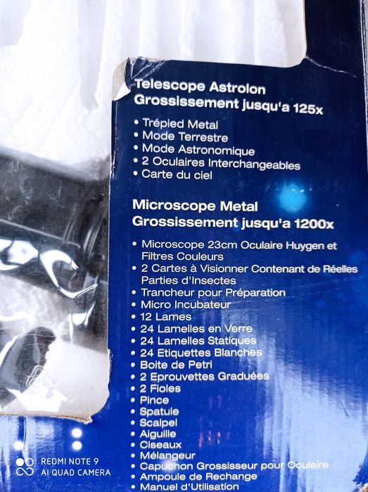 Oferta telescop + microscop Astrolon copii 100 lei