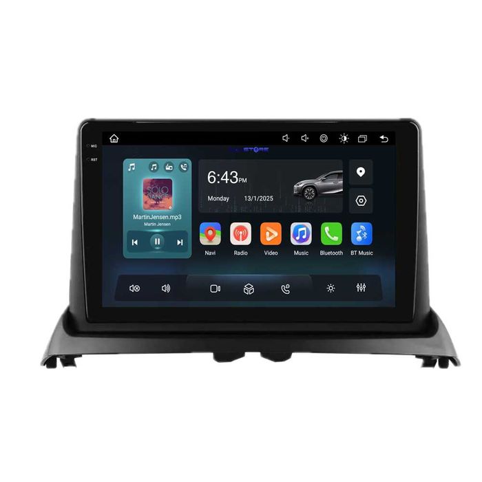 Navigatie Dedicata Renault Clio 2 (1998-2012), 9Inch, WiFi, Carplay
