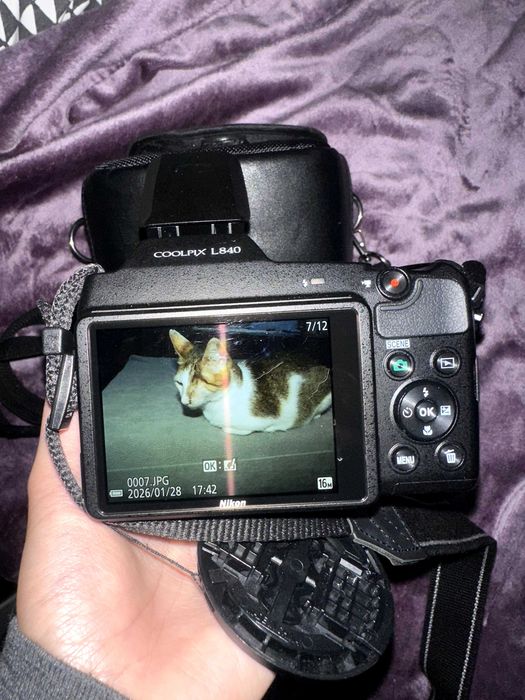 Фотоапарат Nikon Coolpix L840 – 38x оптичен зуум неупотребяван с карта