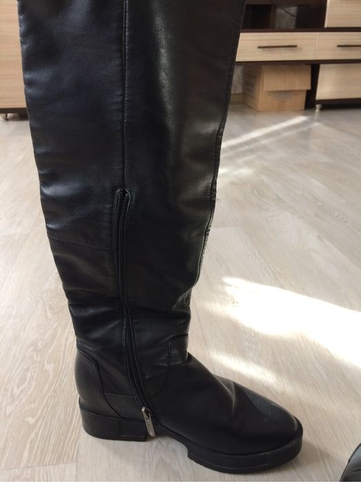 Сапоги кожаные натуральные