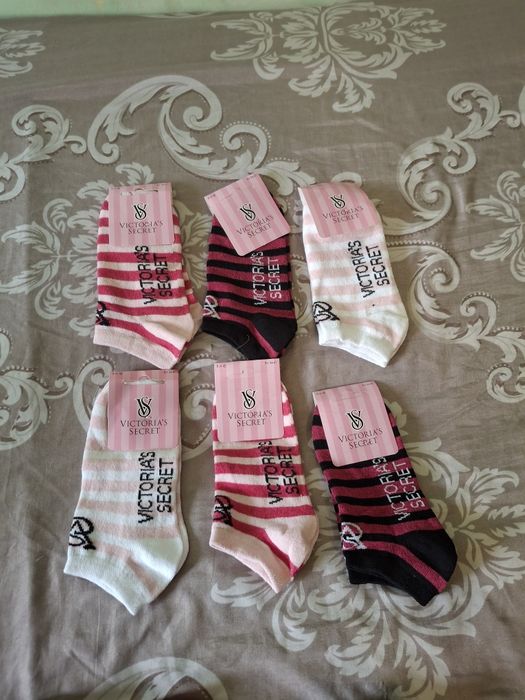 Set 6 perechi sosete scurte, dama,