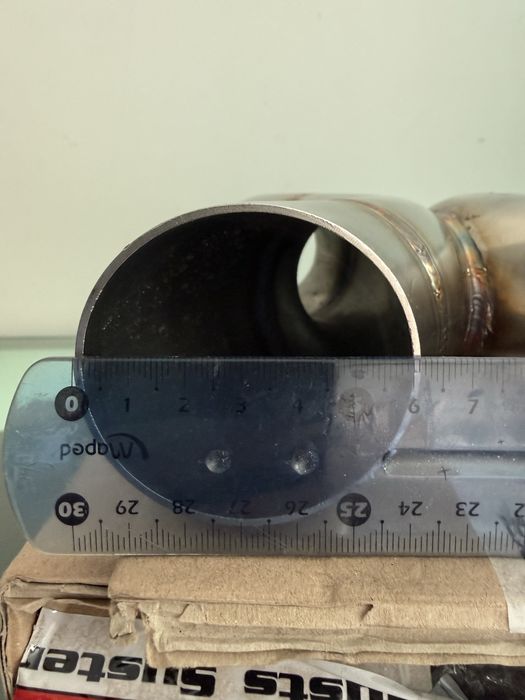 Х пайп 60мм от неръждаема стомана X pipe stainless steel
