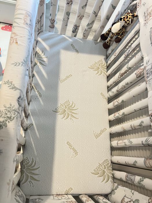 Patut co-sleeping Azzurra+saltea+protectii