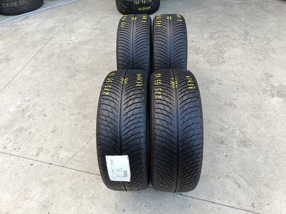 Set 4 de anvelope iarna 225 55 18 michelin pilot alpin 5 profil de 7,5 si 7 mm