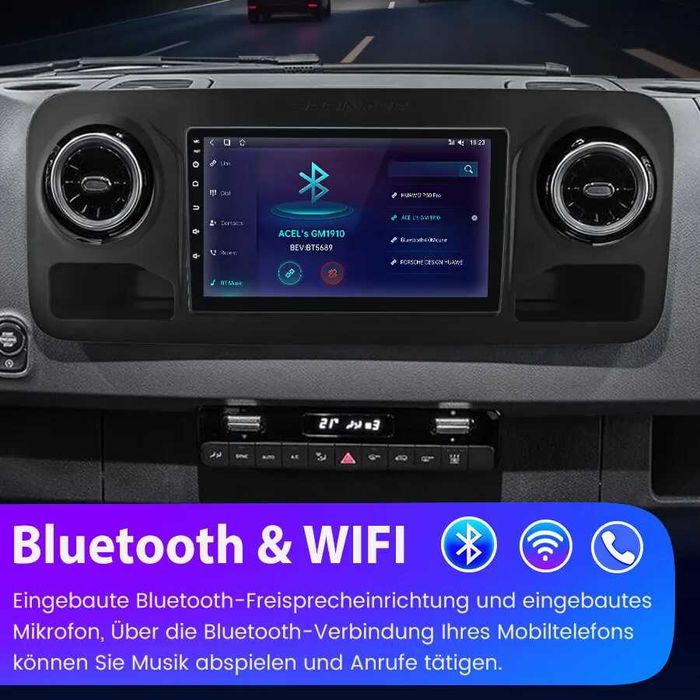 Мултимедия за Mercedes Benz Sprinter Екран плеър Android Навигация