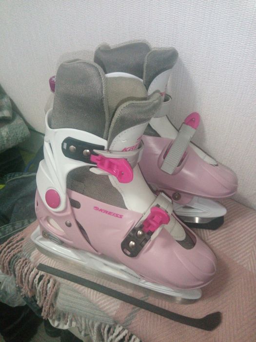 Коньки розовые для девочек