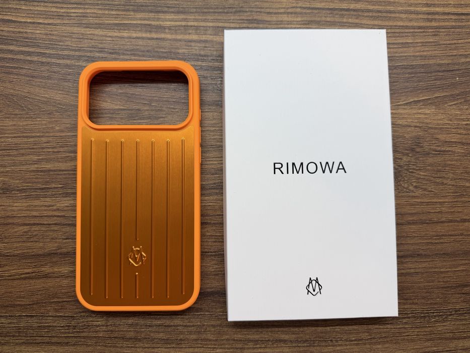 Rimowa iPhone 17 Pro Max Husa Metalica Cosmic Orange Portocalie