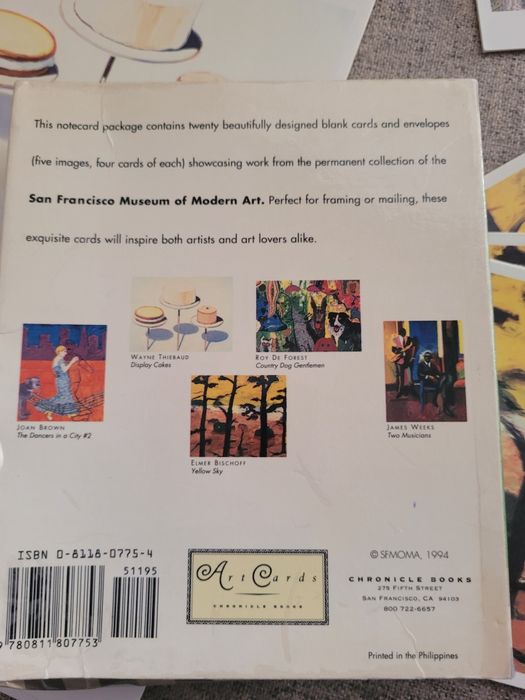 Комплект от 10 картички и пликове от Колекцията на MOMA