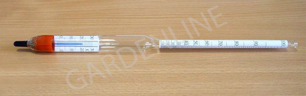 Alcoolmetru cu termometru 0-100 grade