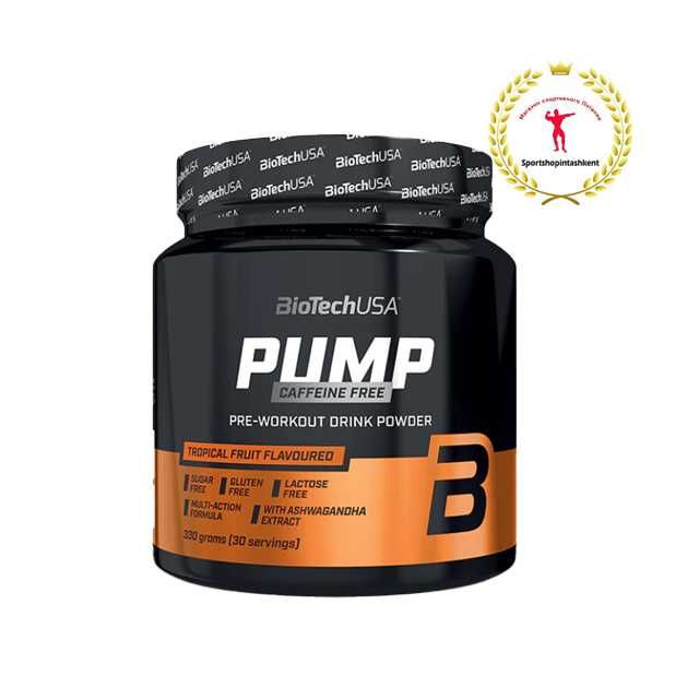 BioTechUSA Pump Caffeine Free – предтренировочный комплекс без кофеина