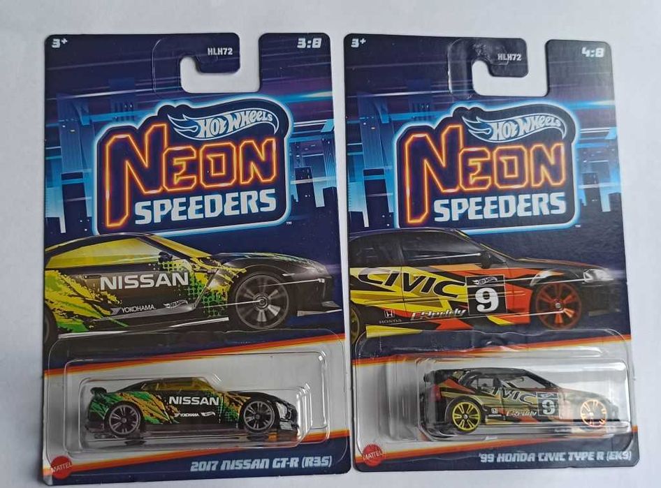 Machete HotWheels - set Neon Speeders Mix 1 complet