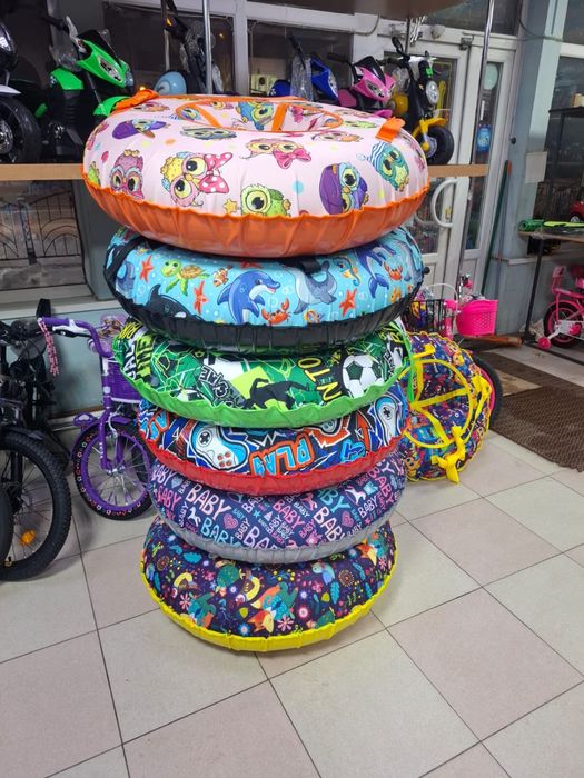 Тюбинги, ватрушки