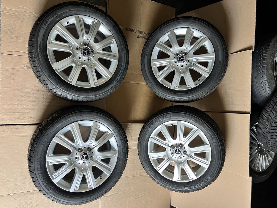 Jante NOI originale Mercedes GLE , GLS , ML , 19 inch’+ anvelope 255/50/19 , Michelin NOI