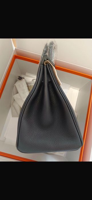 Geanta Hermes Kelly 25 cm neagra