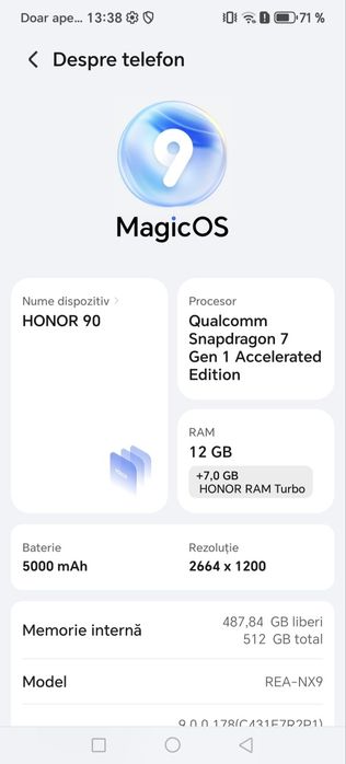 Honor 90 (12GB RAM/512GB Memory 5G) NEGOCIABIL